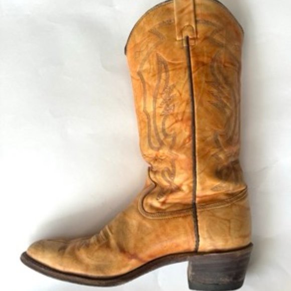 Vintage Cat’s Paw Leather Cowboy Boots size 11 - Picture 2 of 6